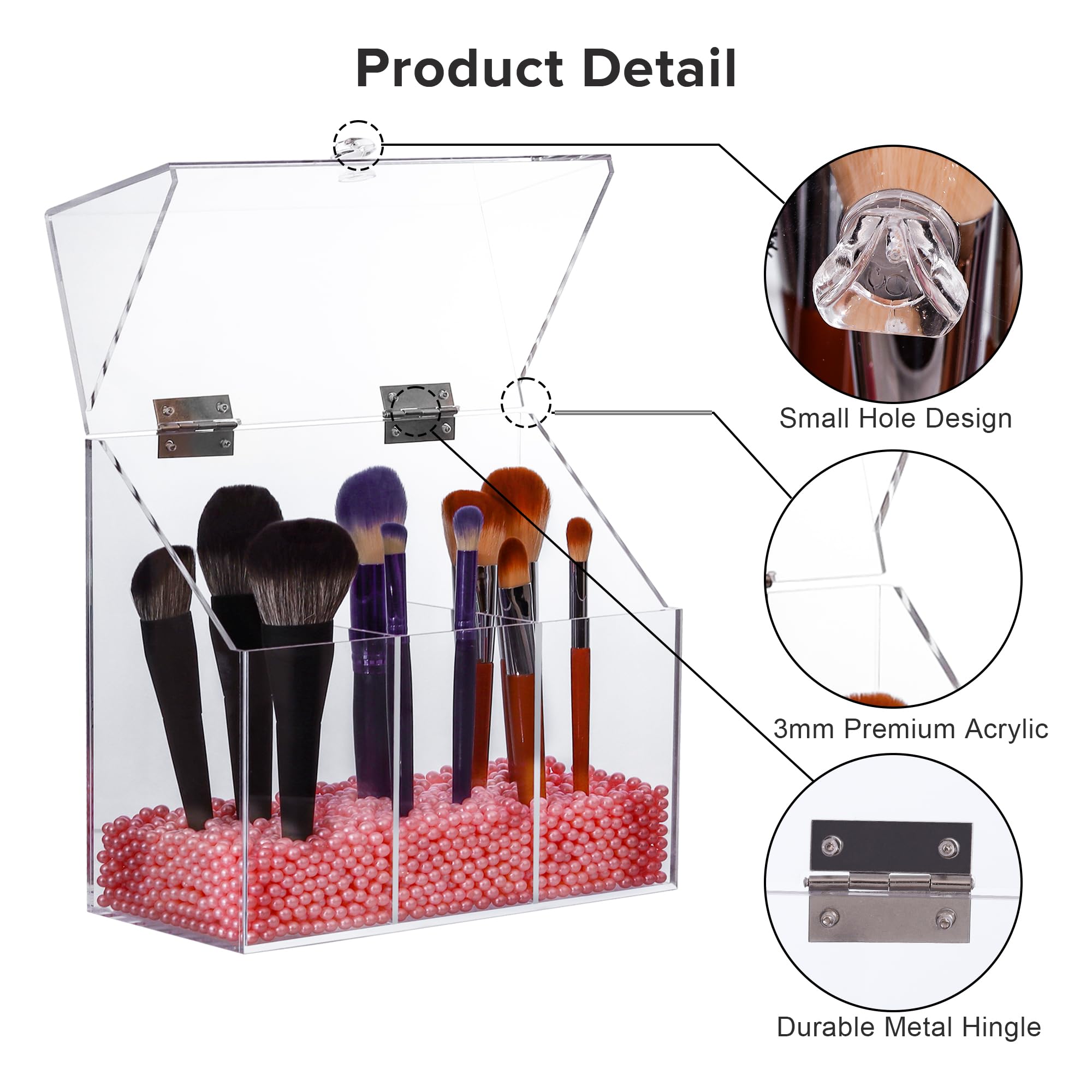 LOHRYVIO acrylic organizer makes a thoughtful gift for beauty lovers.