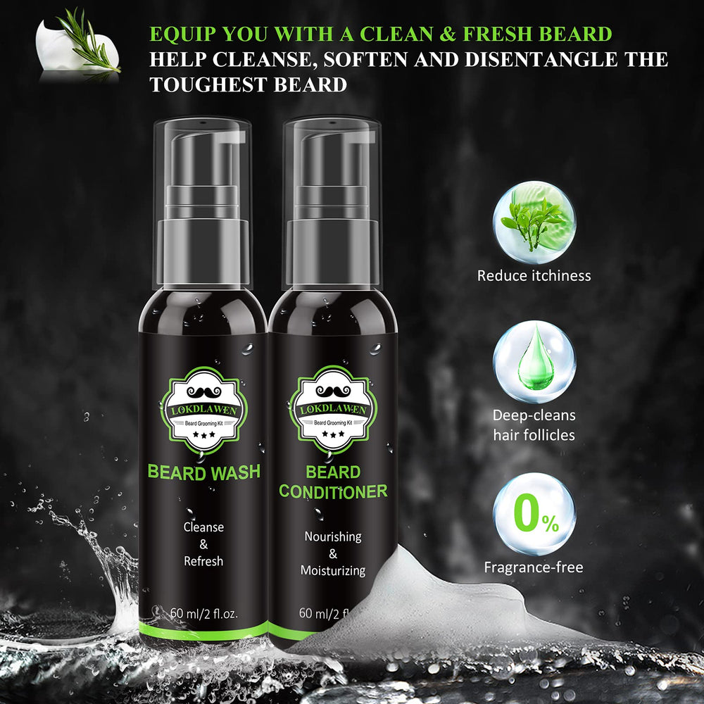 LOKDLAWEN beard conditioner tube providing hydrating, smoothing care.