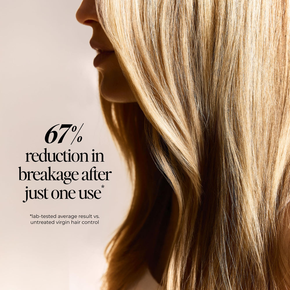 LolaVie oil applied to mid-lengths for frizz control and shine