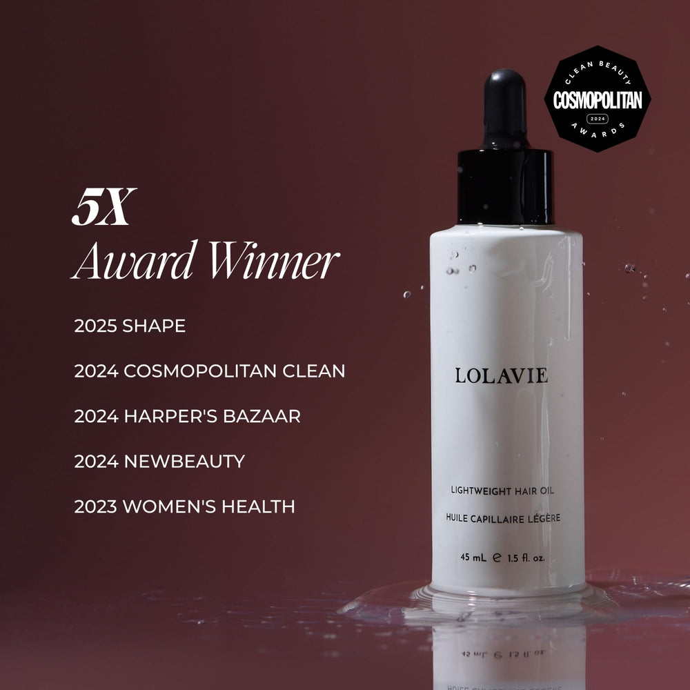 LolaVie Superfruit Complex graphic highlighting radiant shine