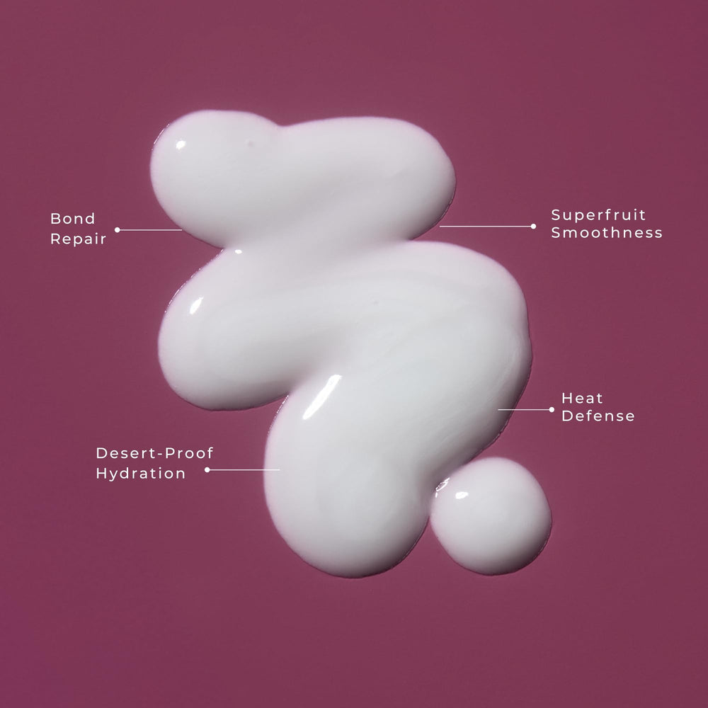 LolaVie bottle pump dispensing leave-in conditioner for quick, even application