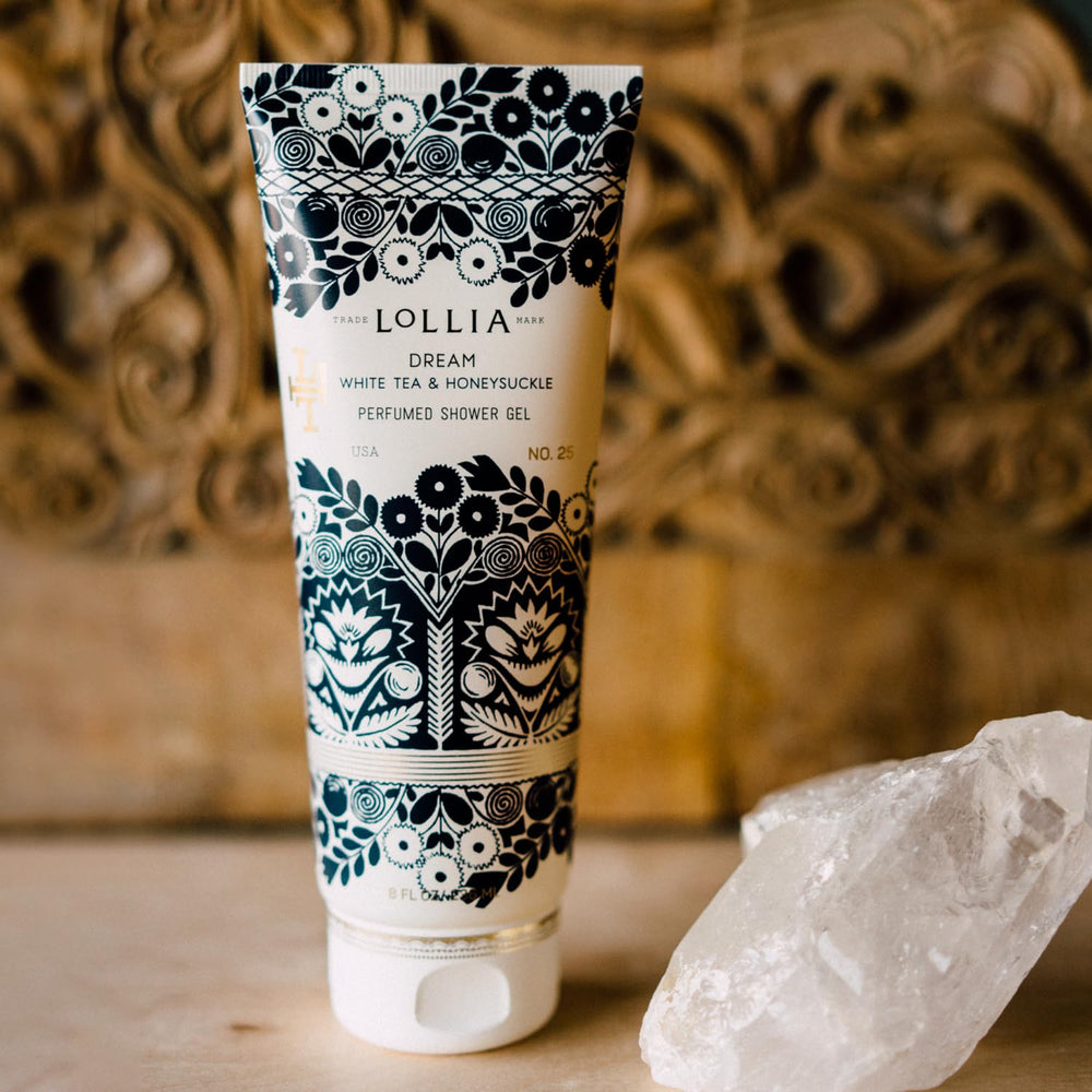 LOLLIA Dream Shower Gel scent profile for a soothing morning ritual
