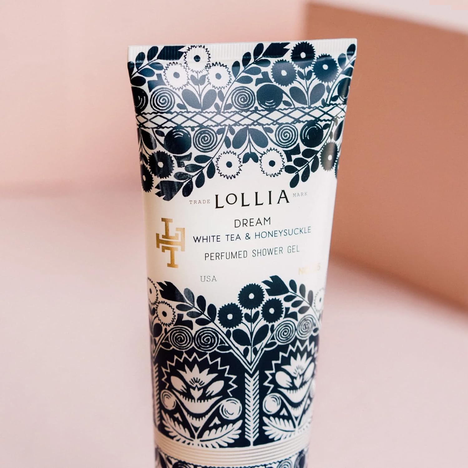 LOLLIA Dream Shower Gel satin-tube presentation adds elegant everyday self-care