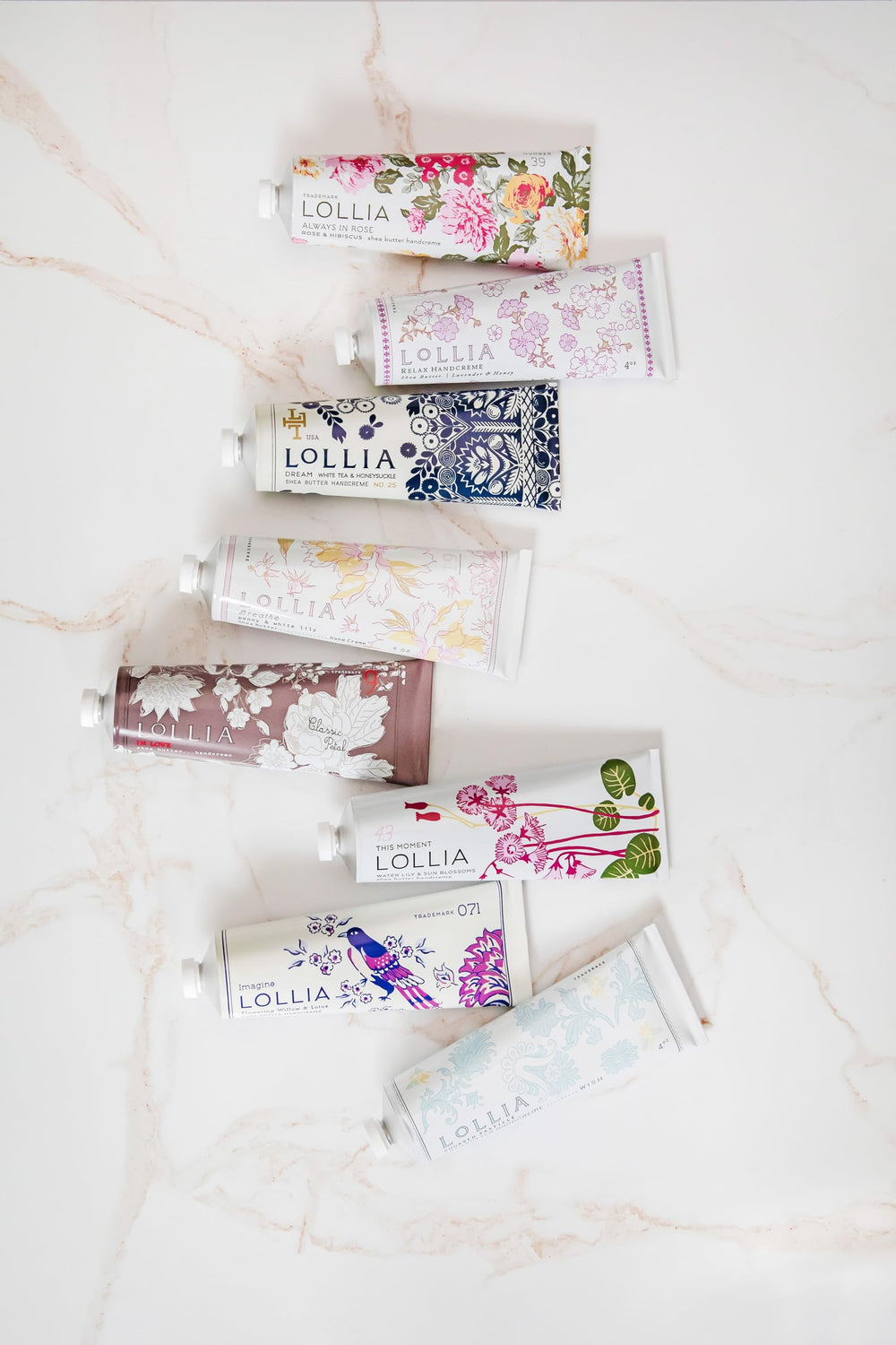 LOLLIA Petite Treat Handcreme Wish mini image emphasizes portable hydration for on-the-go use