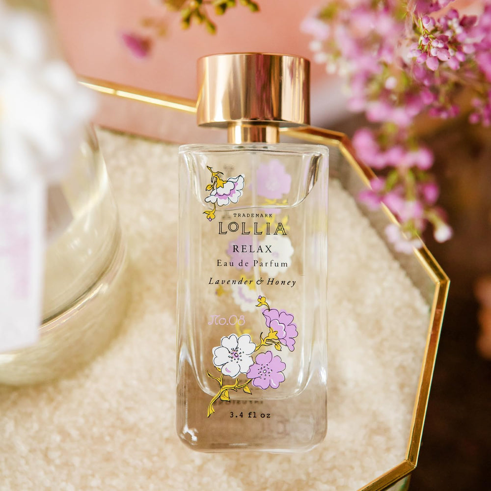 Spray near pulse points demonstrates easy application for daily wear
