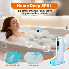 lollyes Bath Jets tub jet mode blue — adjustable jet settings for targeted relief