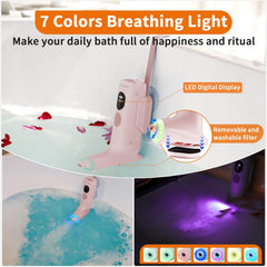 lollyes Bath Jets jet mode demonstrates deep muscle relief in bath ritual