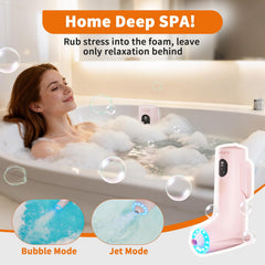lollyes Bath Jets LED lights create a mood-enhancing bath atmosphere
