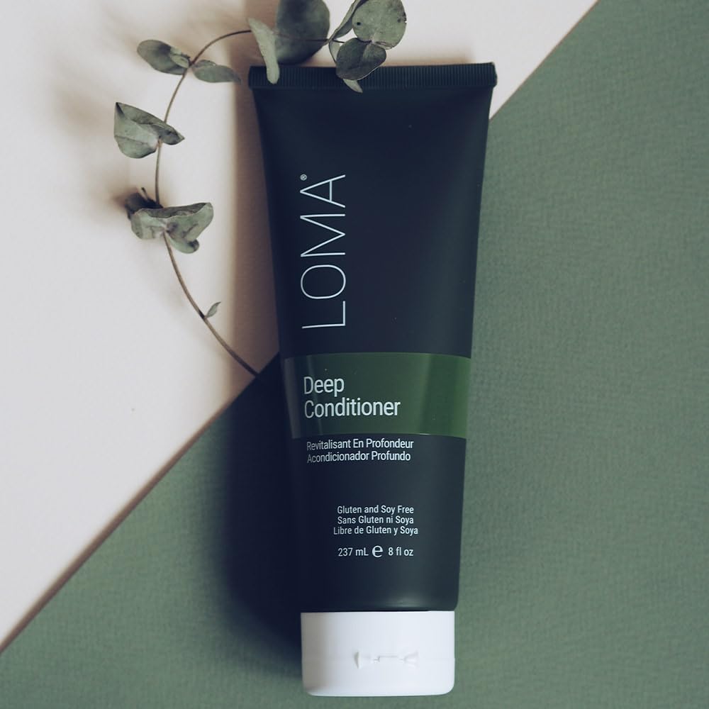 LOMA Deep Conditioner with heat therapy helps rebuild hair structure for resilience