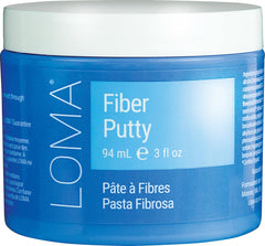 LOMA Fiber Putty 3-ounce jar highlights texture-ready styling for versatile looks.