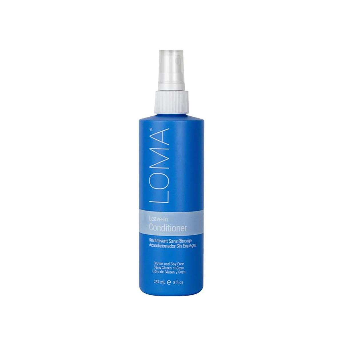 Loma leave-in conditioner spray bottle mist for detangling and volume.
