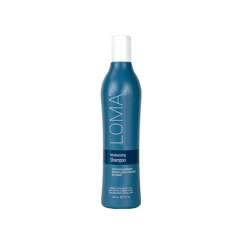 Loma Moisturizing Shampoo 12oz bottle for shiny, hydrated hair