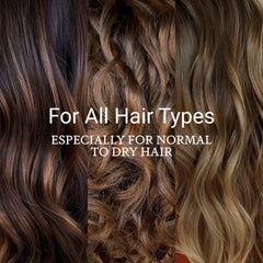 LOMA Nourishing Oil Treatment on damp hair delivers humidity resistance and faster drying.