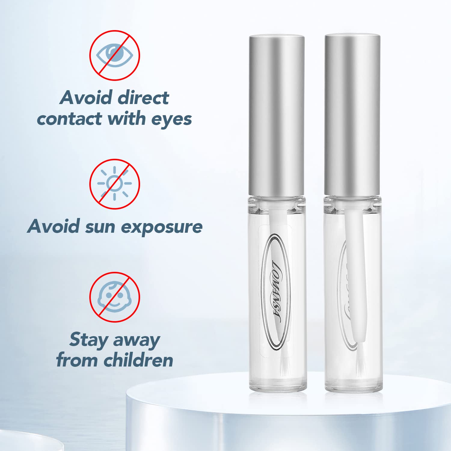 Lomansa Lash Lift Glue used in salon scene shows reliable lash shaping.