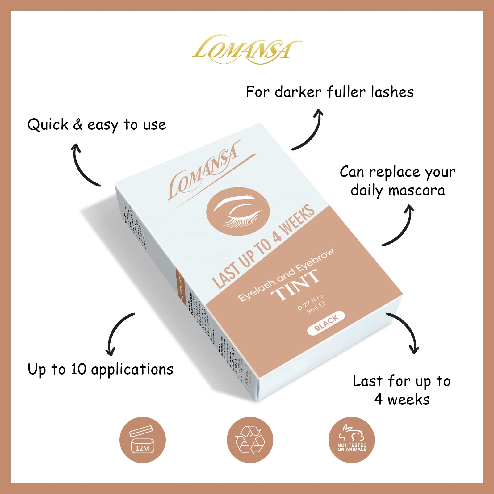 Lomansa gift-packaging ideal for gifting a salon-quality at-home tint