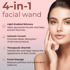 Londxin 4-in-1 Light-Therapy-Wand LED close-up for targeted light-based skincare