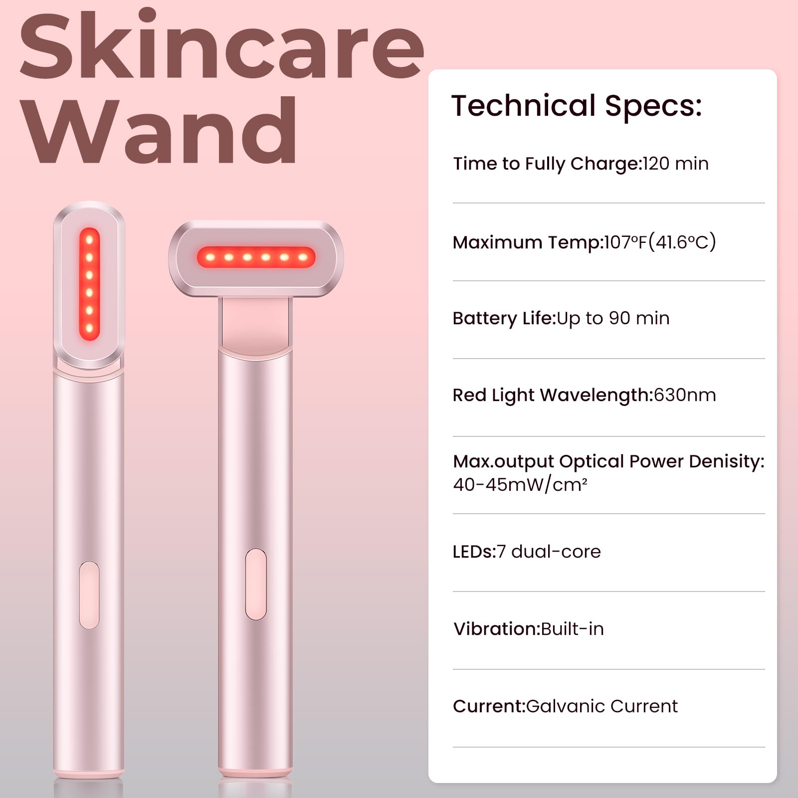 Londxin wand's 90-degree rotating head adapting to face and neck