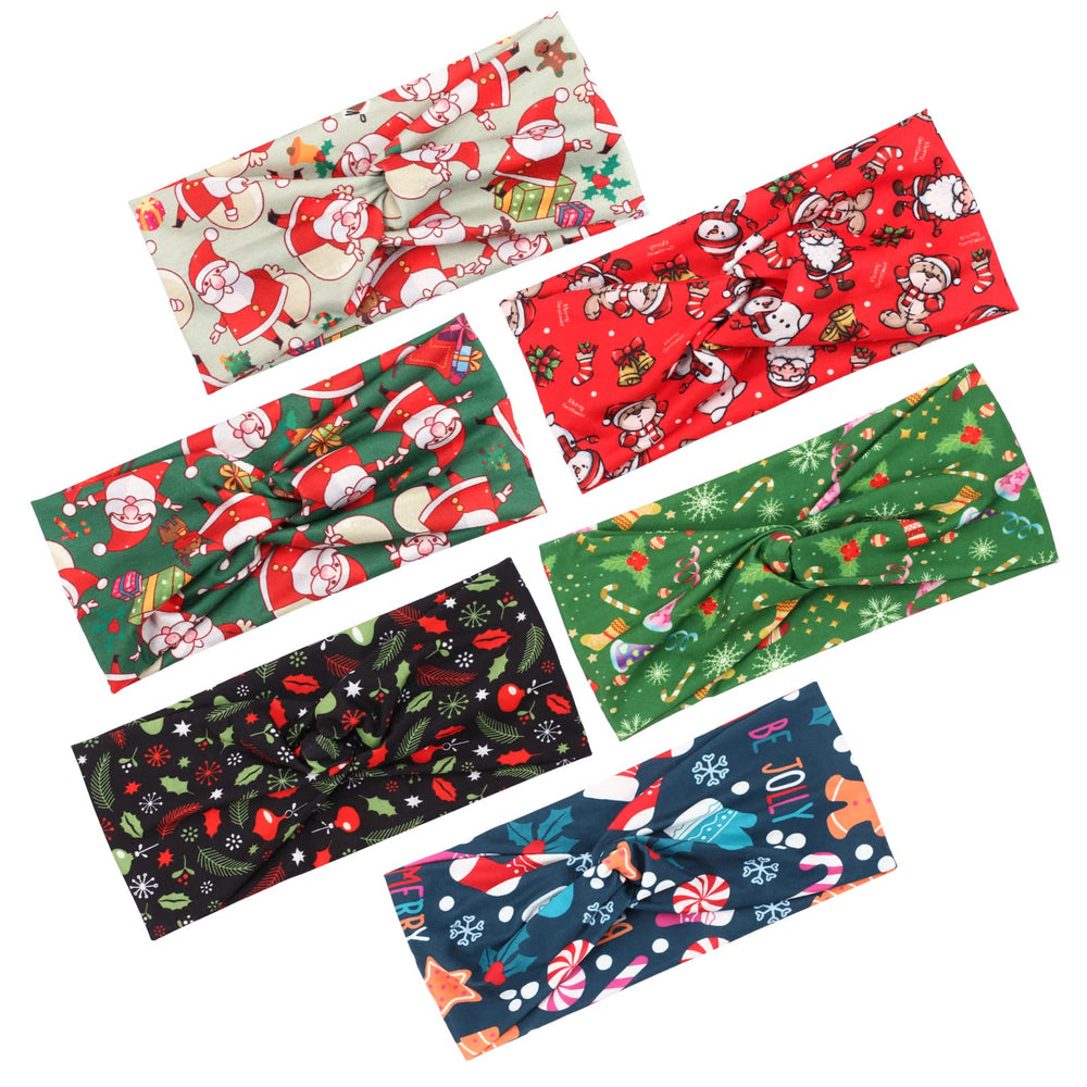 Lonext Christmas headbands set features bohemian cross-knotted style for secure all-day wear.