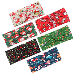 Lonext Christmas headbands set features bohemian cross-knotted style for secure all-day wear.
