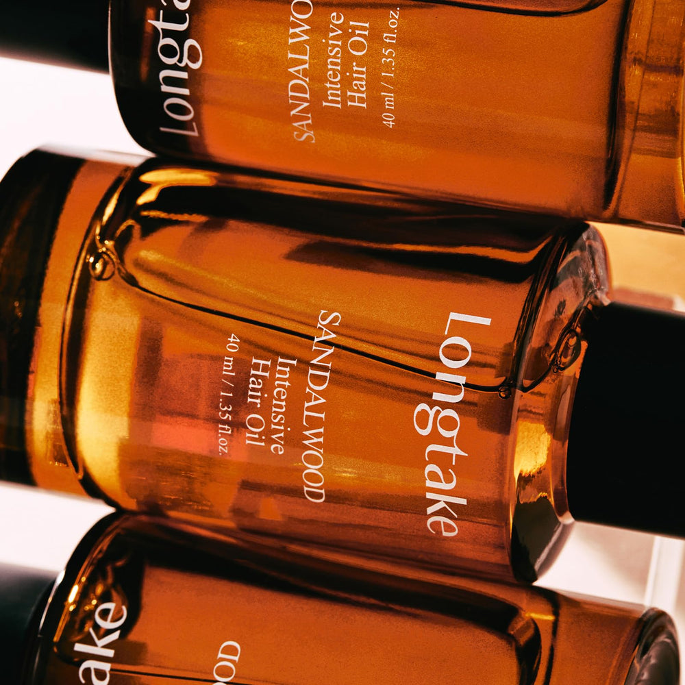 LONGTAKE Sandalwood oil supports split end repair and improved texture.