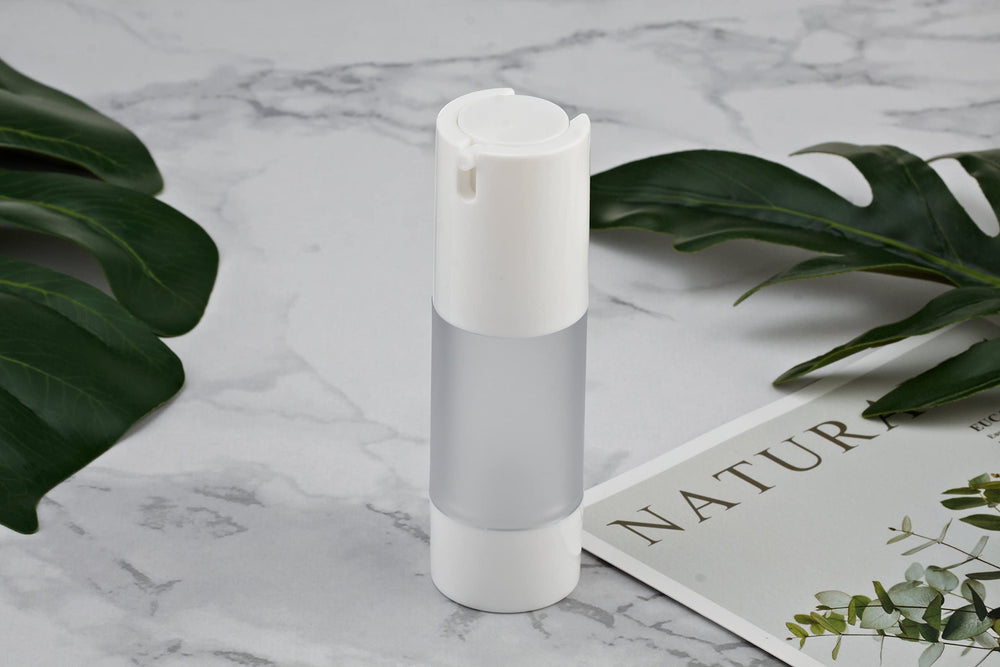 Longway gel container with airless pump for clean, portion-controlled dosing.