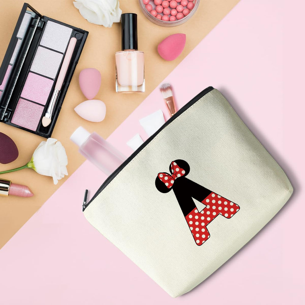 LONGXIN cosmetic bag with large capacity, fits brushes, makeup, and small accessories.