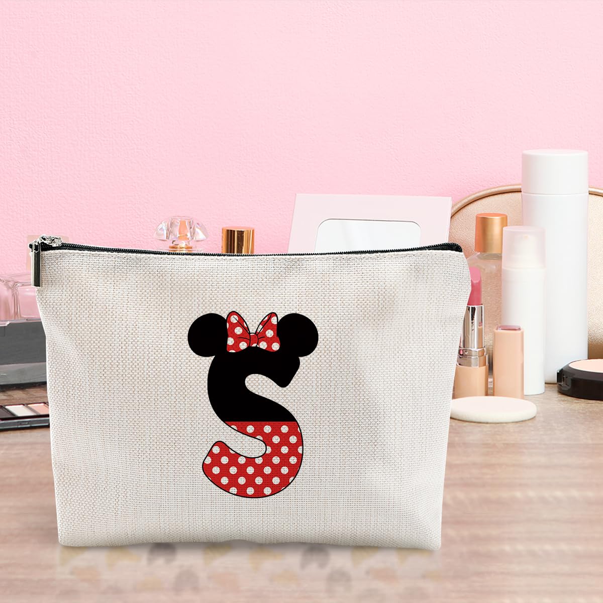 LONGXIN Multi-purpose cosmetic pouch for makeup, jewelry, or travel essentials.