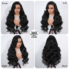 LONREAW 13x6 lace front HD transparent lace blends seamlessly with skin.