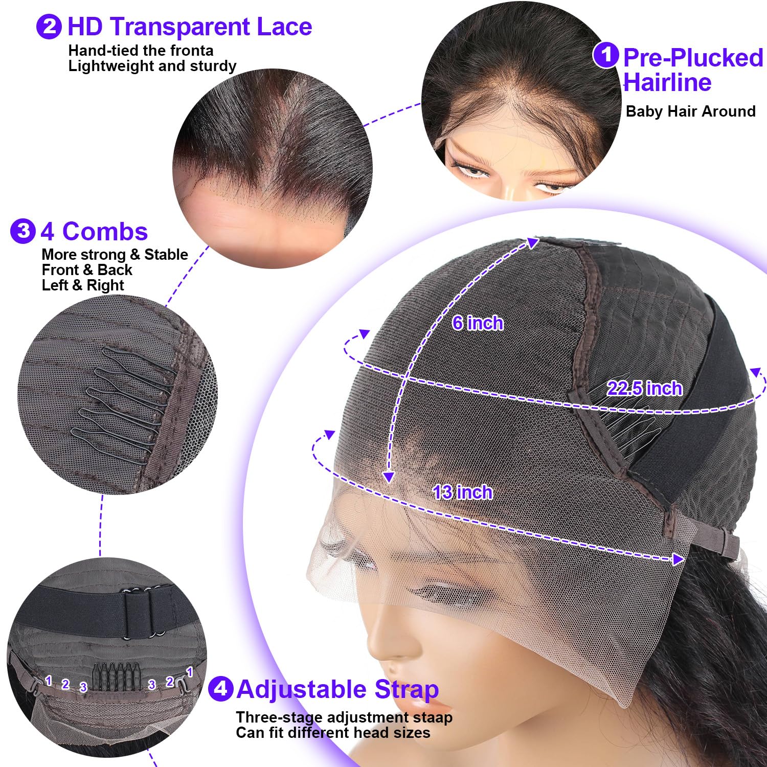 LONREAW 200% density body wave adds fullness without heaviness.