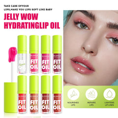 Loobexery lip gloss red bottle delivers bold shine with lasting moisture