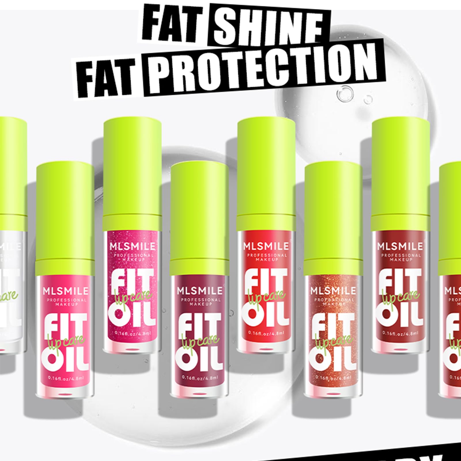 Loobexery lip gloss sheer bottle provides lightweight shine and plump-looking lips