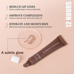 Loobexery lip balm with natural shea and olive butter for conditioning.