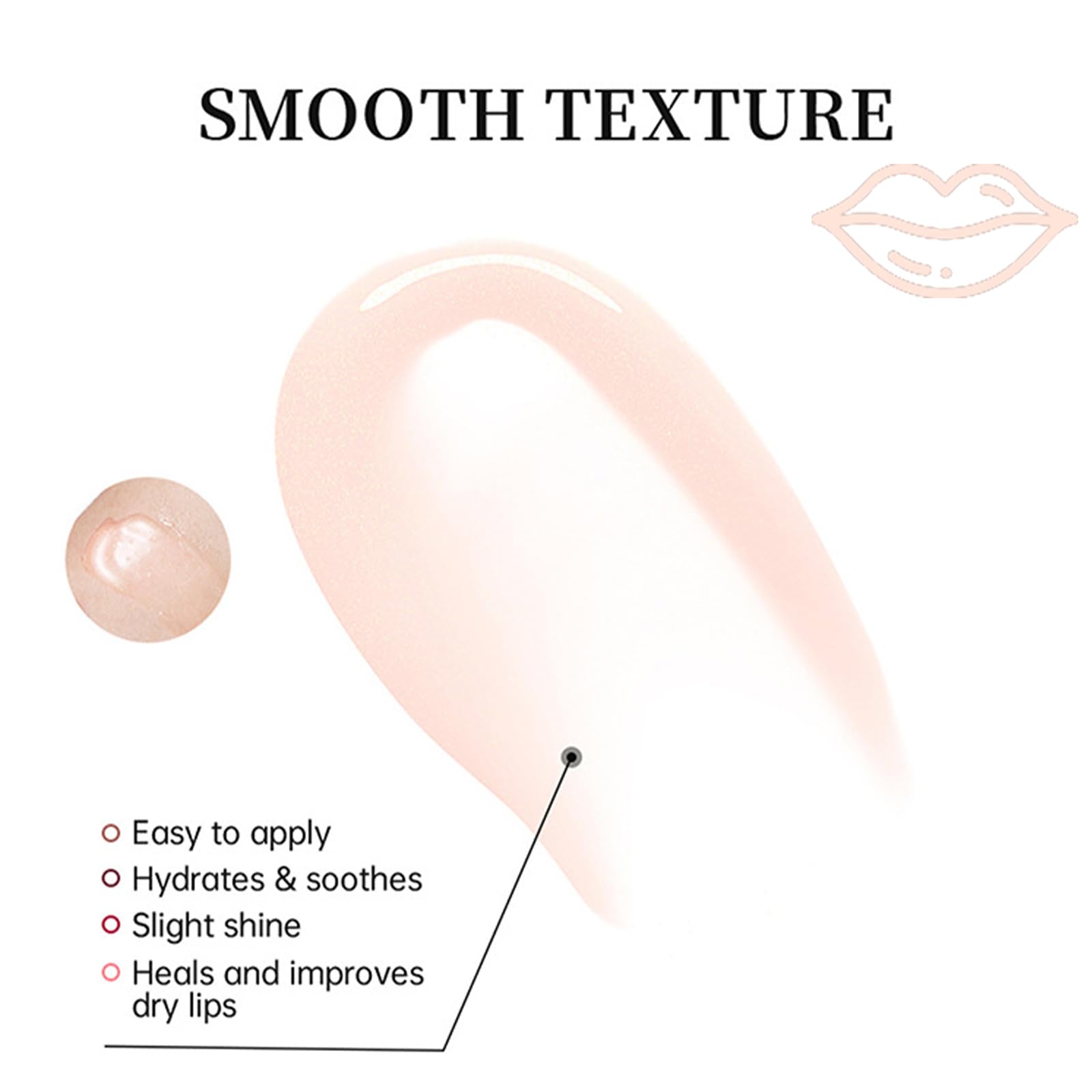 Loobexery lip balm delivers non-sticky hydration with a subtle sheen.
