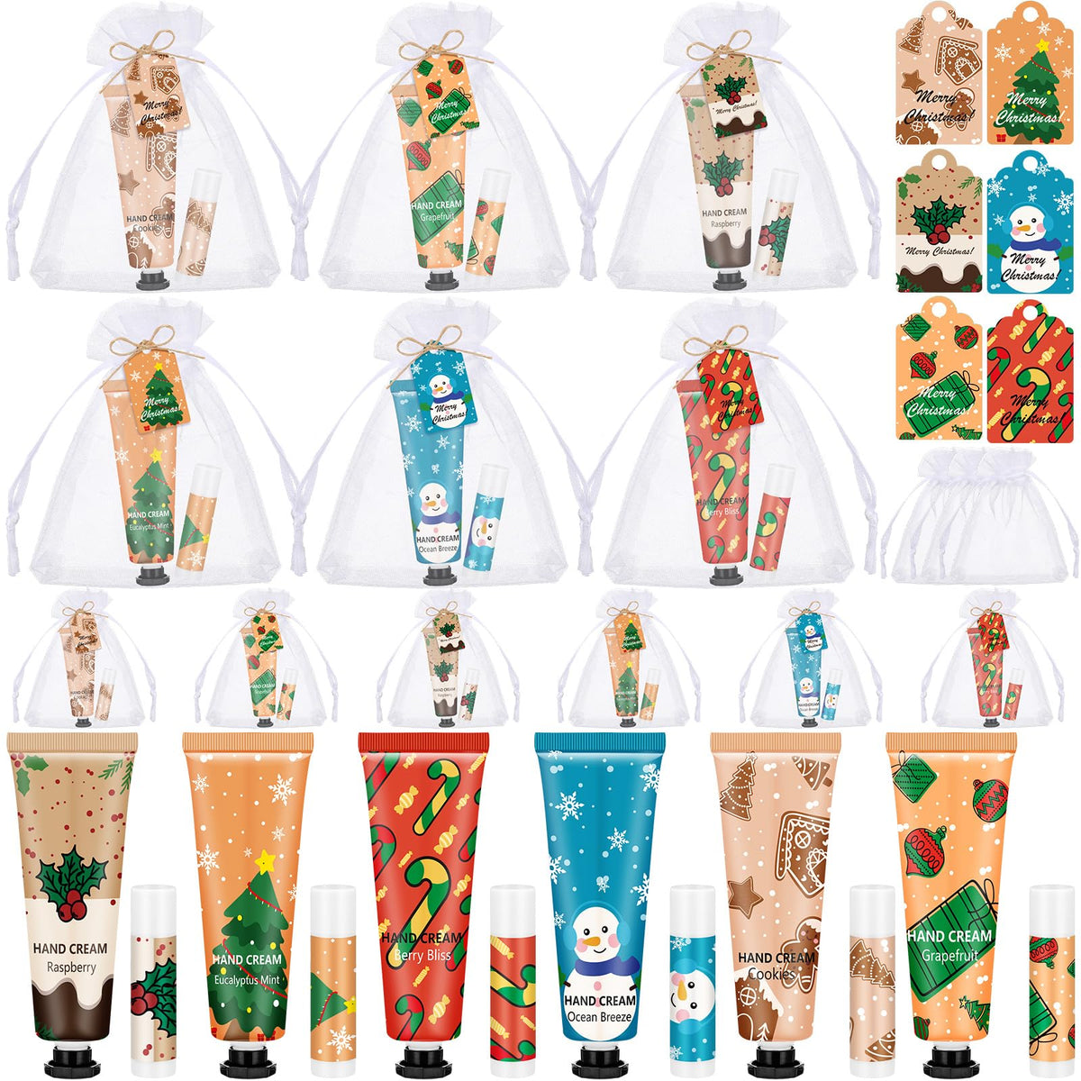 Loopeer Christmas hand cream set packaging shows festive colors for gifting