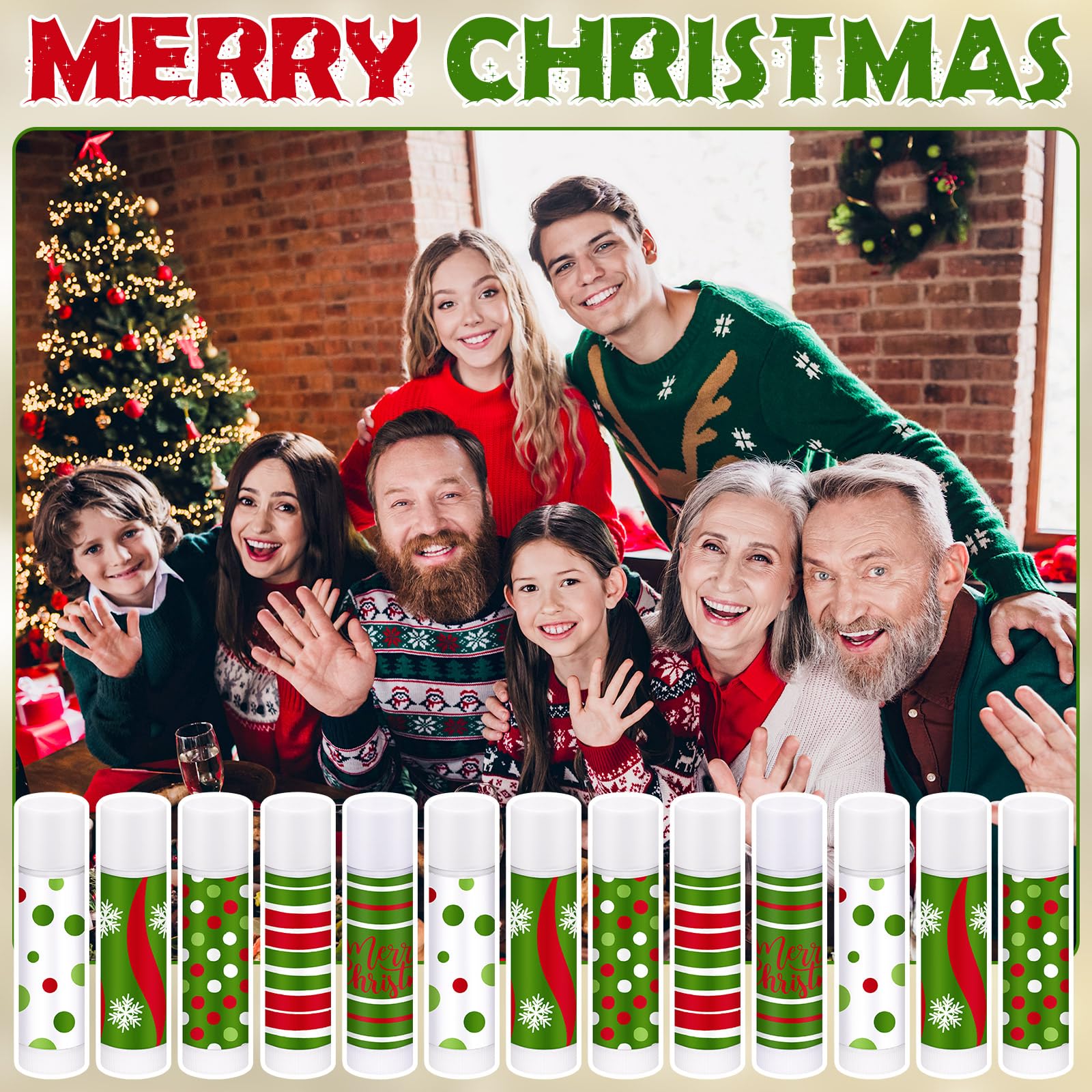 Loopeer peppermint lip balms design-5 suitable for coworkers and family gifts.