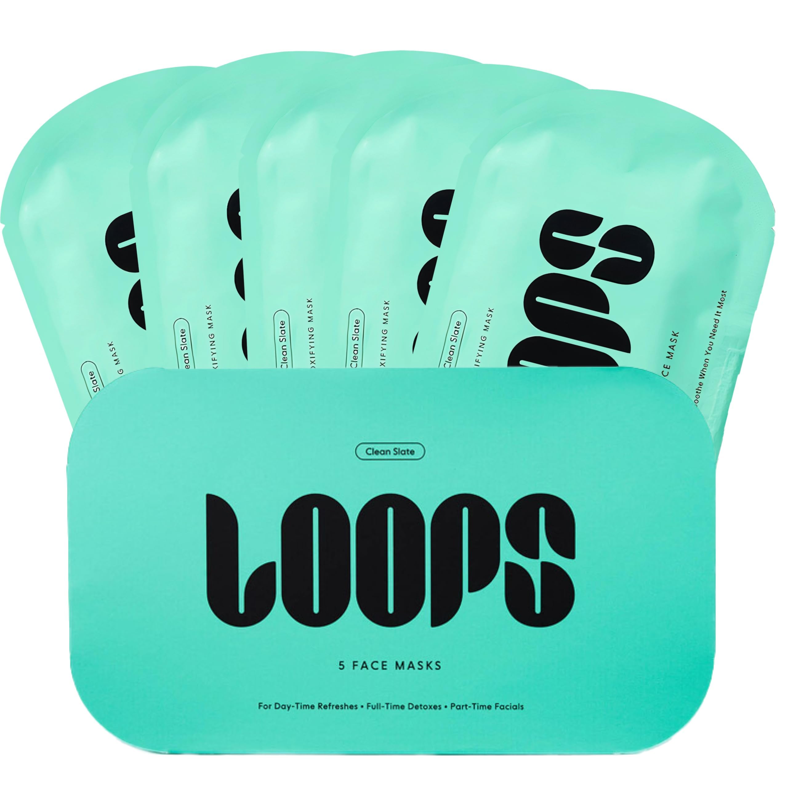 LOOPS CLEAN SLATE packaging image shows eco-friendly, gift-ready design.
