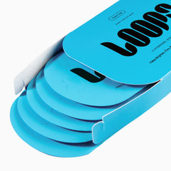 LOOPS Hyper Smooth Eye Mask being applied for a quick 10 minute refresh