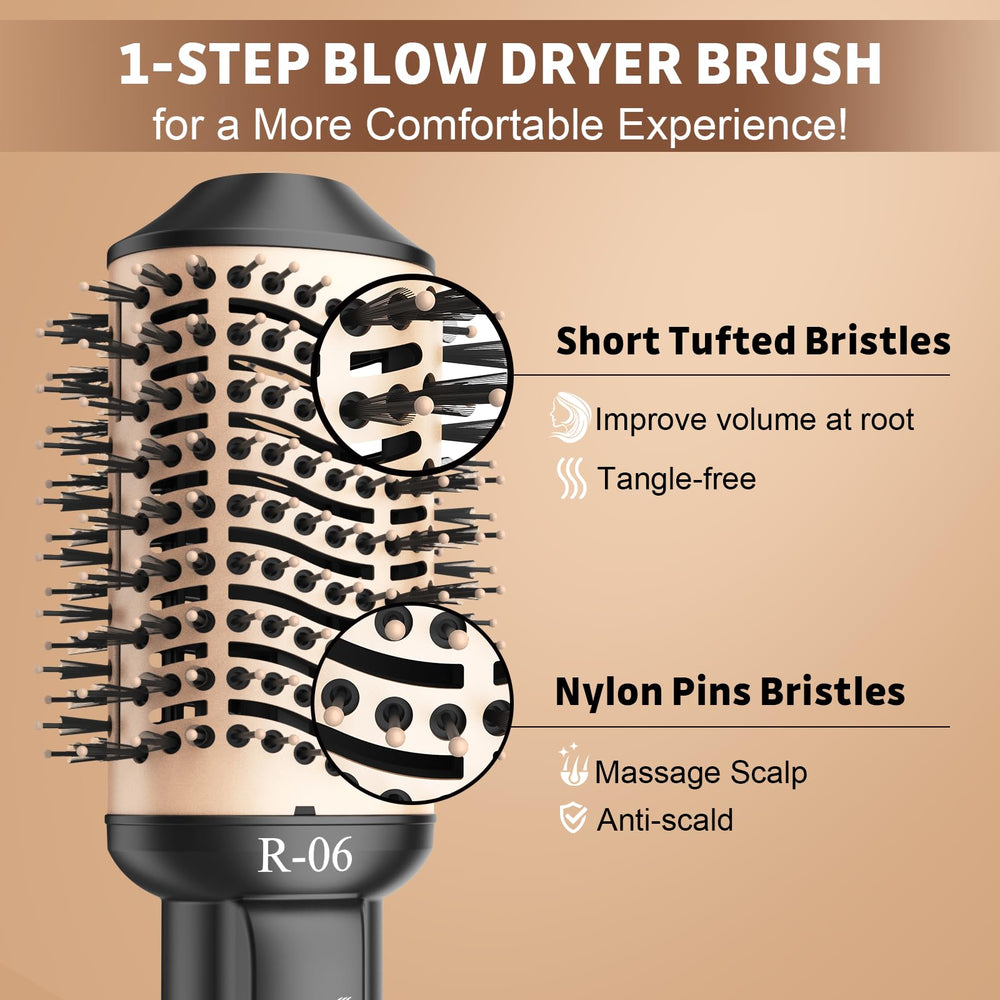 Lopeie cool tip with tufted bristles provides extra lift.