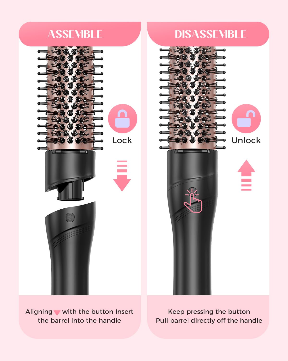 Lopeie negative ions seal cuticle for shine and manage frizz.