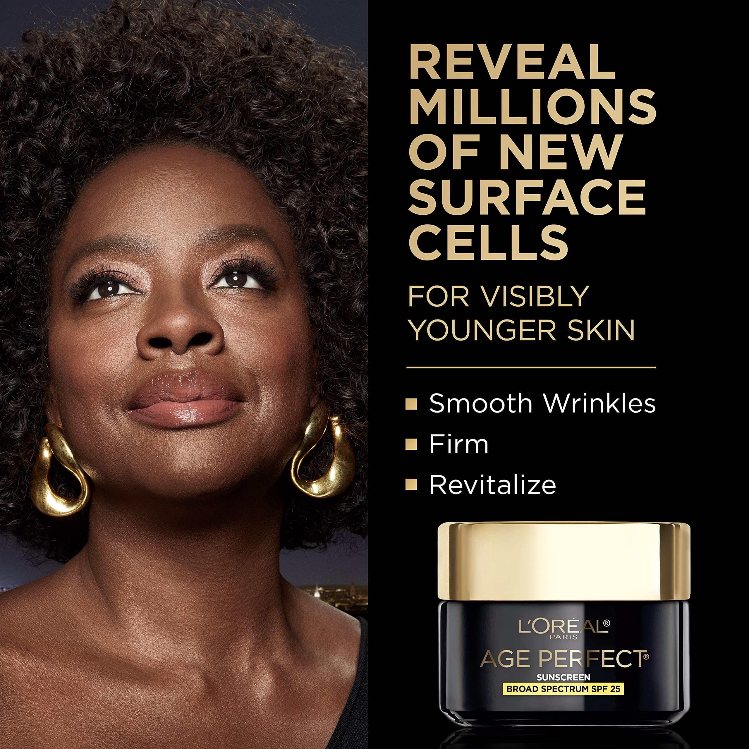L'Oreal Paris Age Perfect Antioxidant Recovery Complex detail emphasizes skin renewal support.
