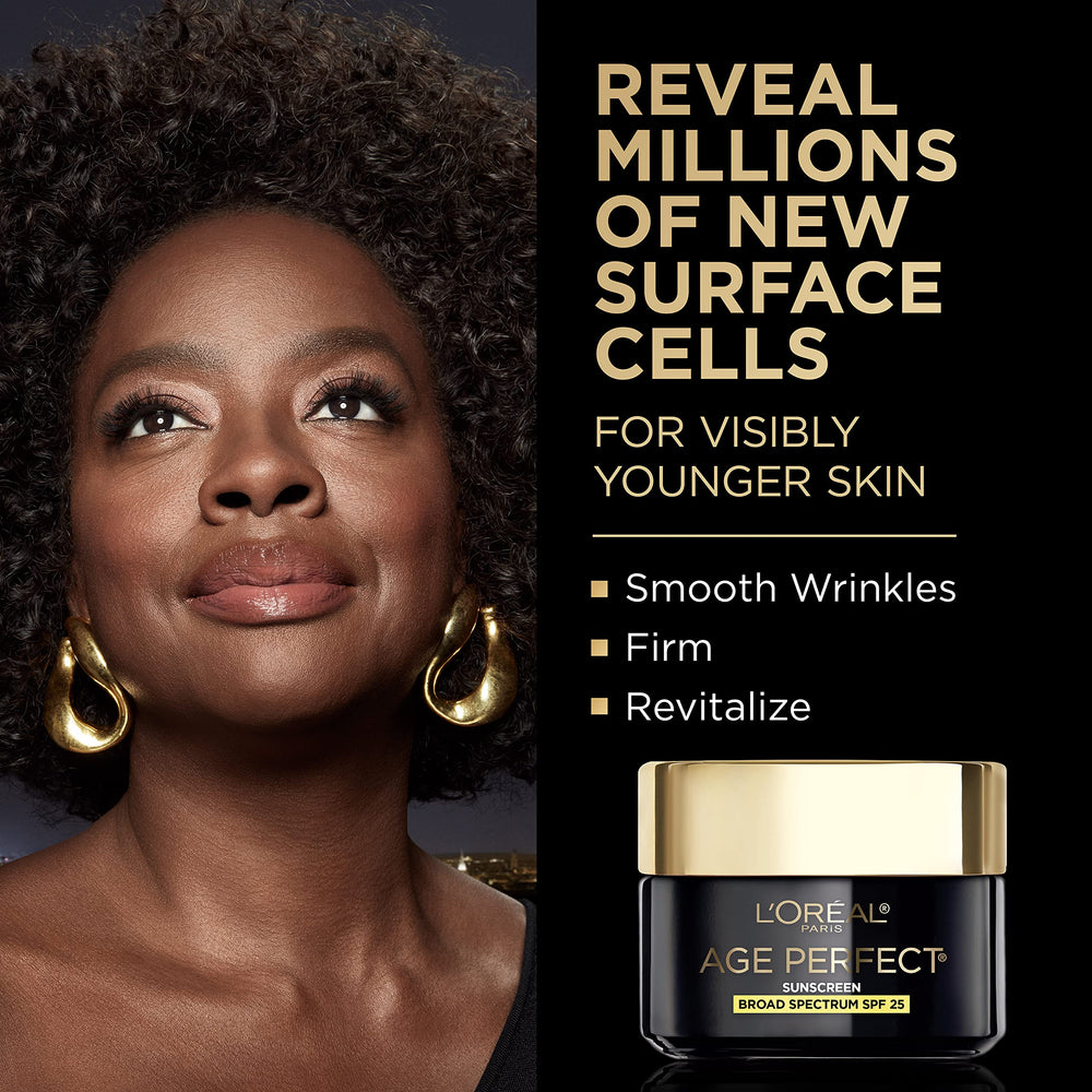 L'Oreal Paris Age Perfect Antioxidant Recovery Complex detail emphasizes skin renewal support.