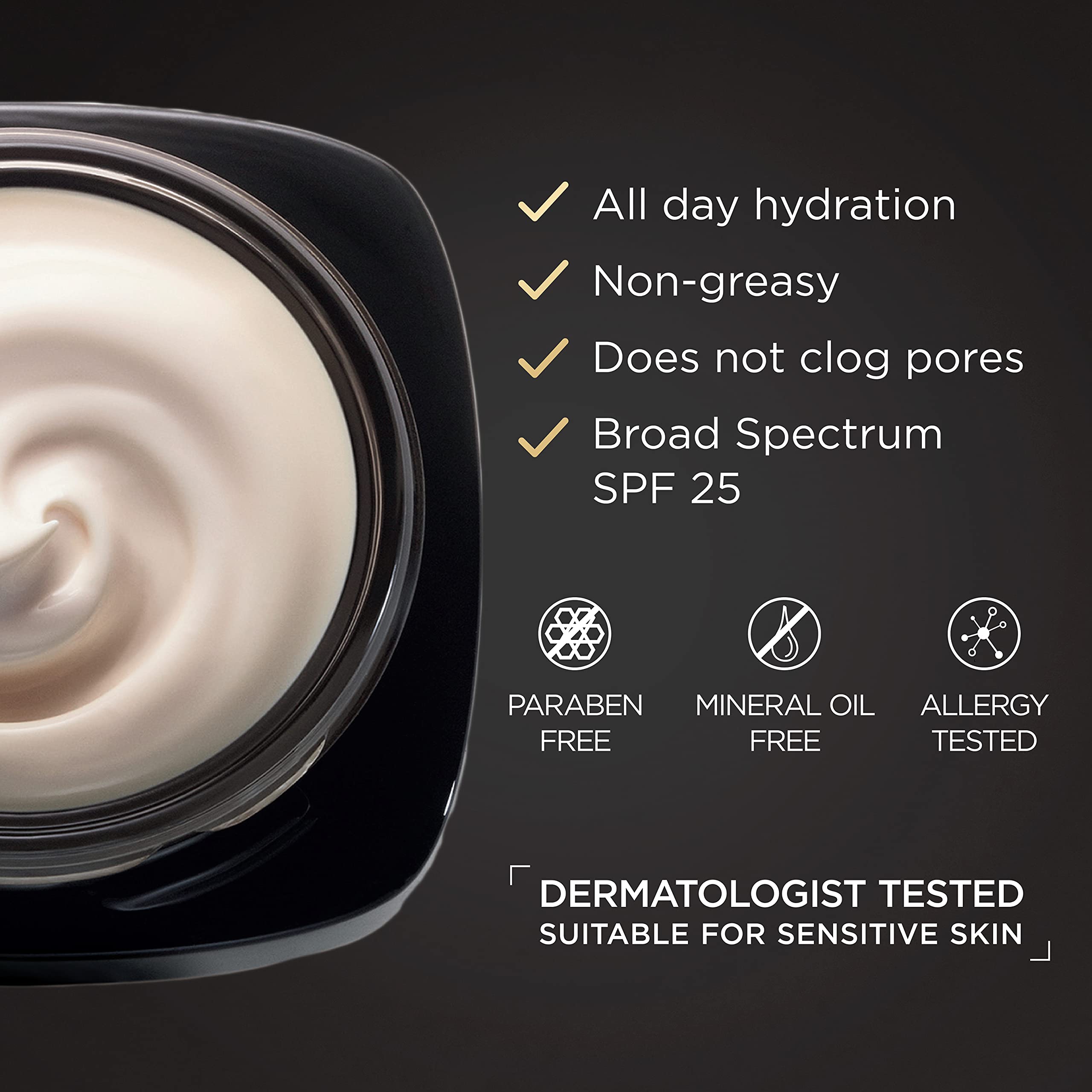 L'Oreal Paris Age Perfect cream texture close-up, smooth and lightweight feel.