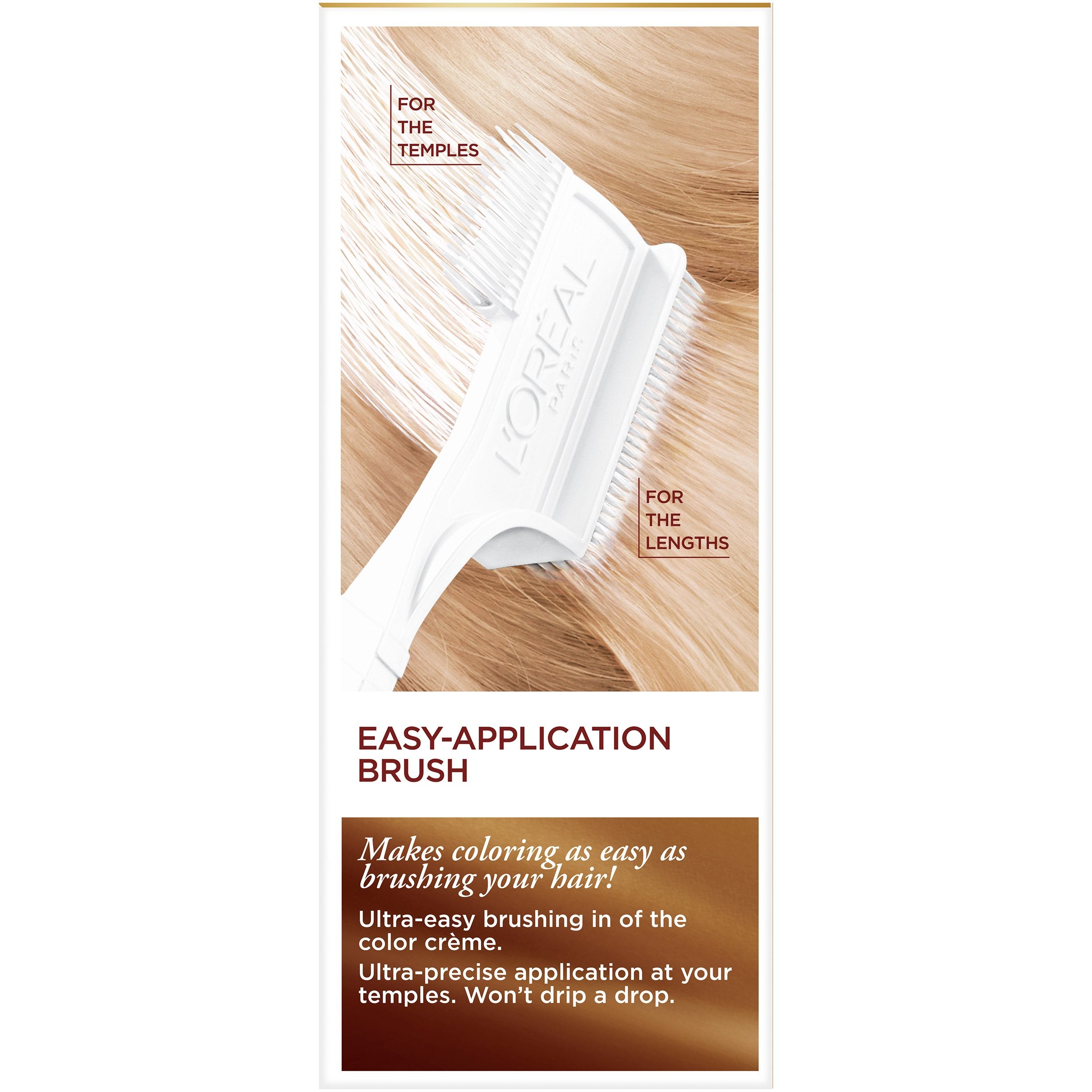 L'Oreal Paris Age Perfect color-cream texture with brush for easy application