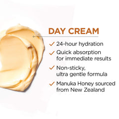 Manuka honey detail label on L'Oreal Paris Age Perfect Hydra-Nutrition Day Cream
