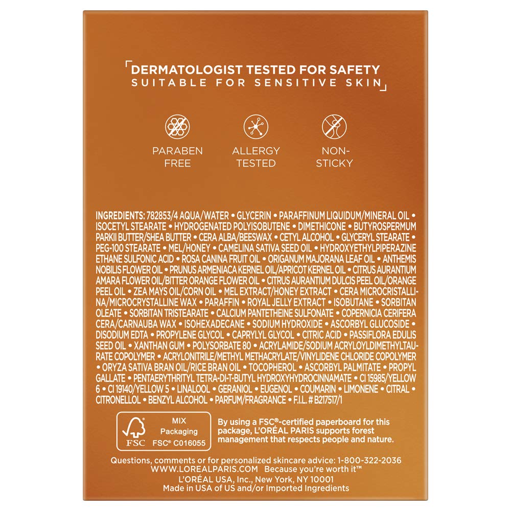 L'Oreal Paris Age Perfect Hydra-Nutrition texture close-up showing non-sticky finish.