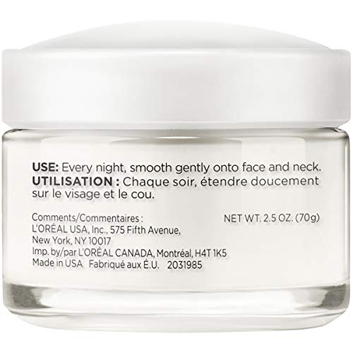 L'Oreal Paris Age Perfect Night Cream routine image guides nightly application for firmer skin.
