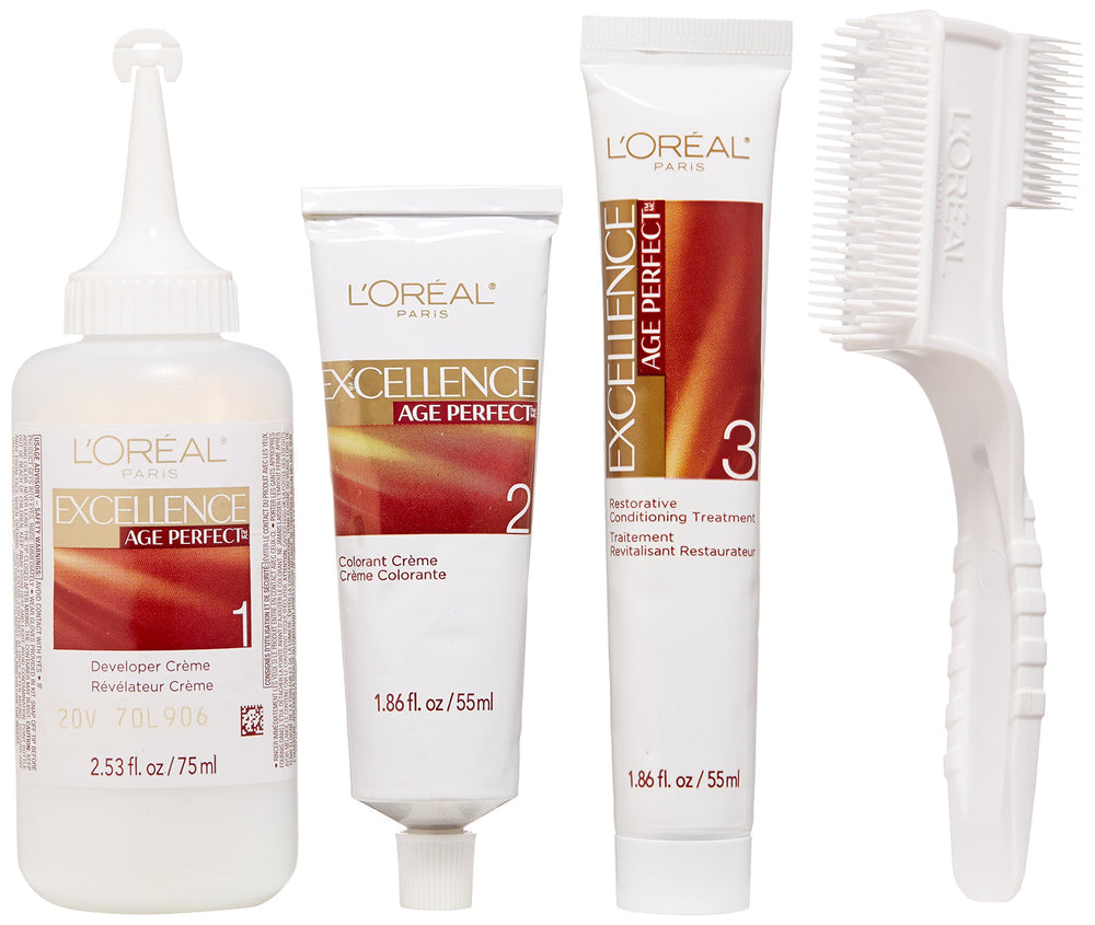 L'Oreal Paris Age Perfect regrowth-blend demonstrates natural roots look