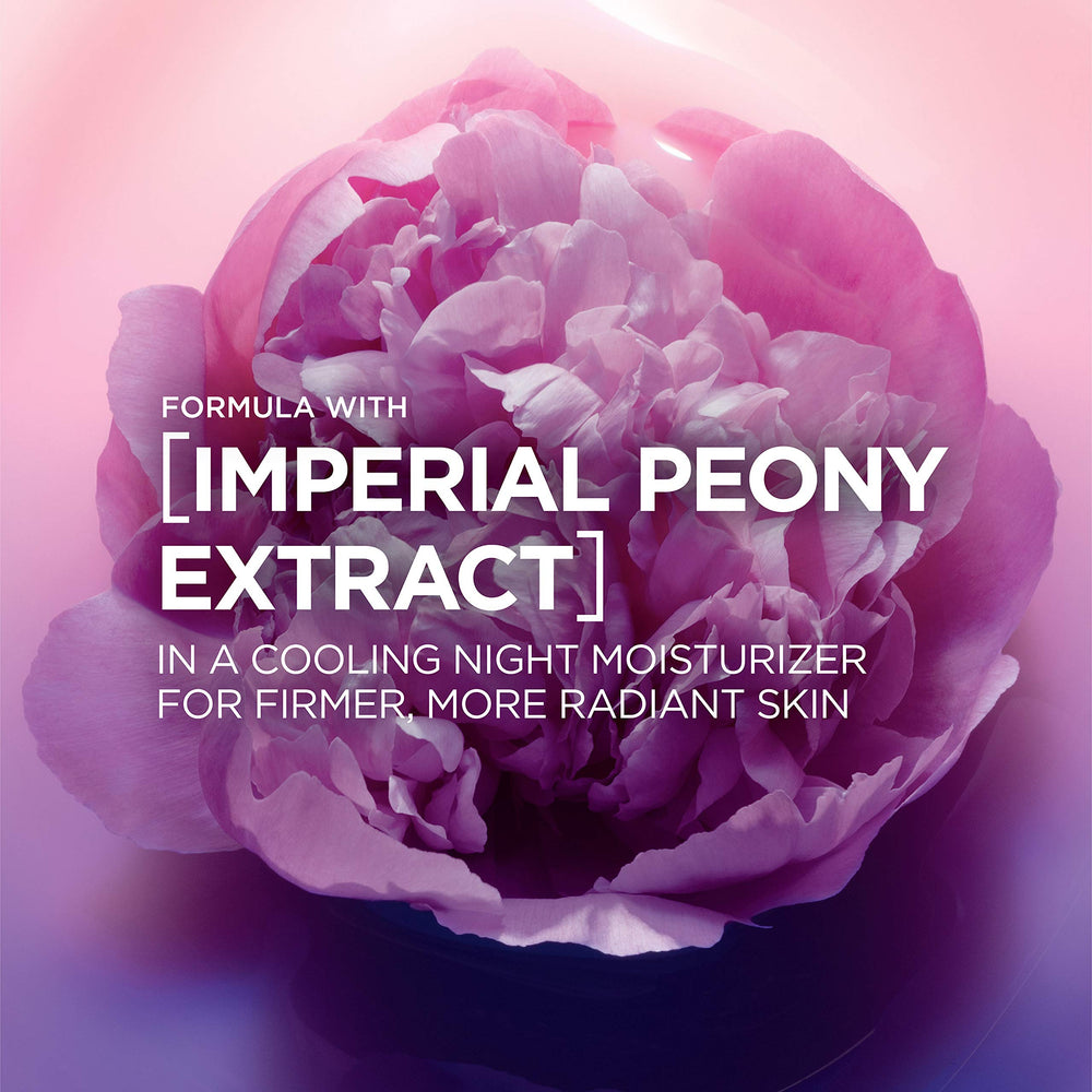 L'Oreal Paris Age Perfect Rosy Tone overnight hydration in action, cooling and moisturized skin.