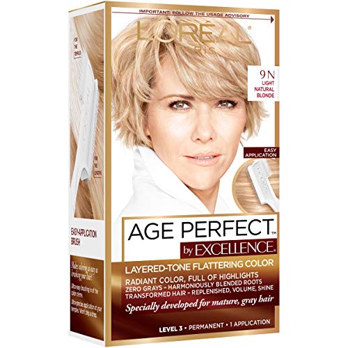 L'Oreal Paris Age Perfect highlights effect under salon-like light