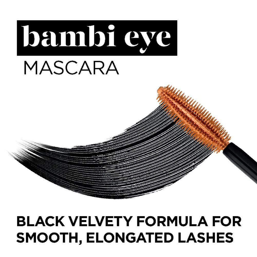 L’Oréal Paris Bambi Eye Mascara open-eye effect photo suggests a wide-eyed look